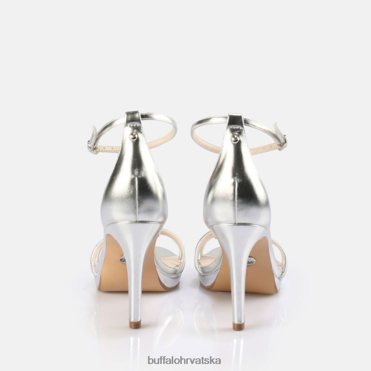 srebro Buffalo melissa 2 veganska sandala s petom |sandale TDD6T214